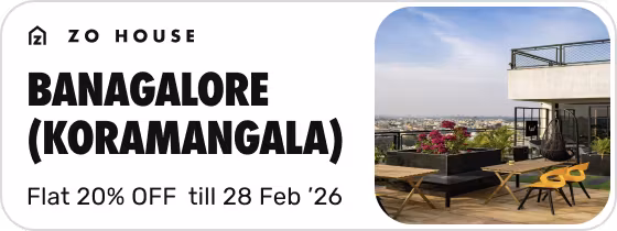 Zo House BLR (K) - Flat 15% OFF