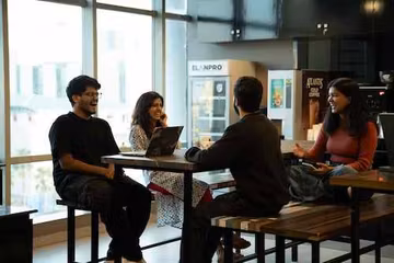 Zostel office environment