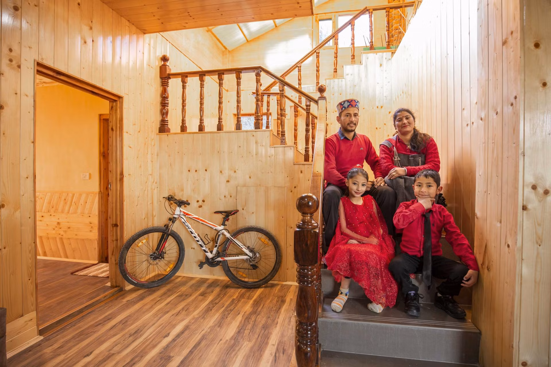 Warm hosts at our homestay in Rumsu Naggar