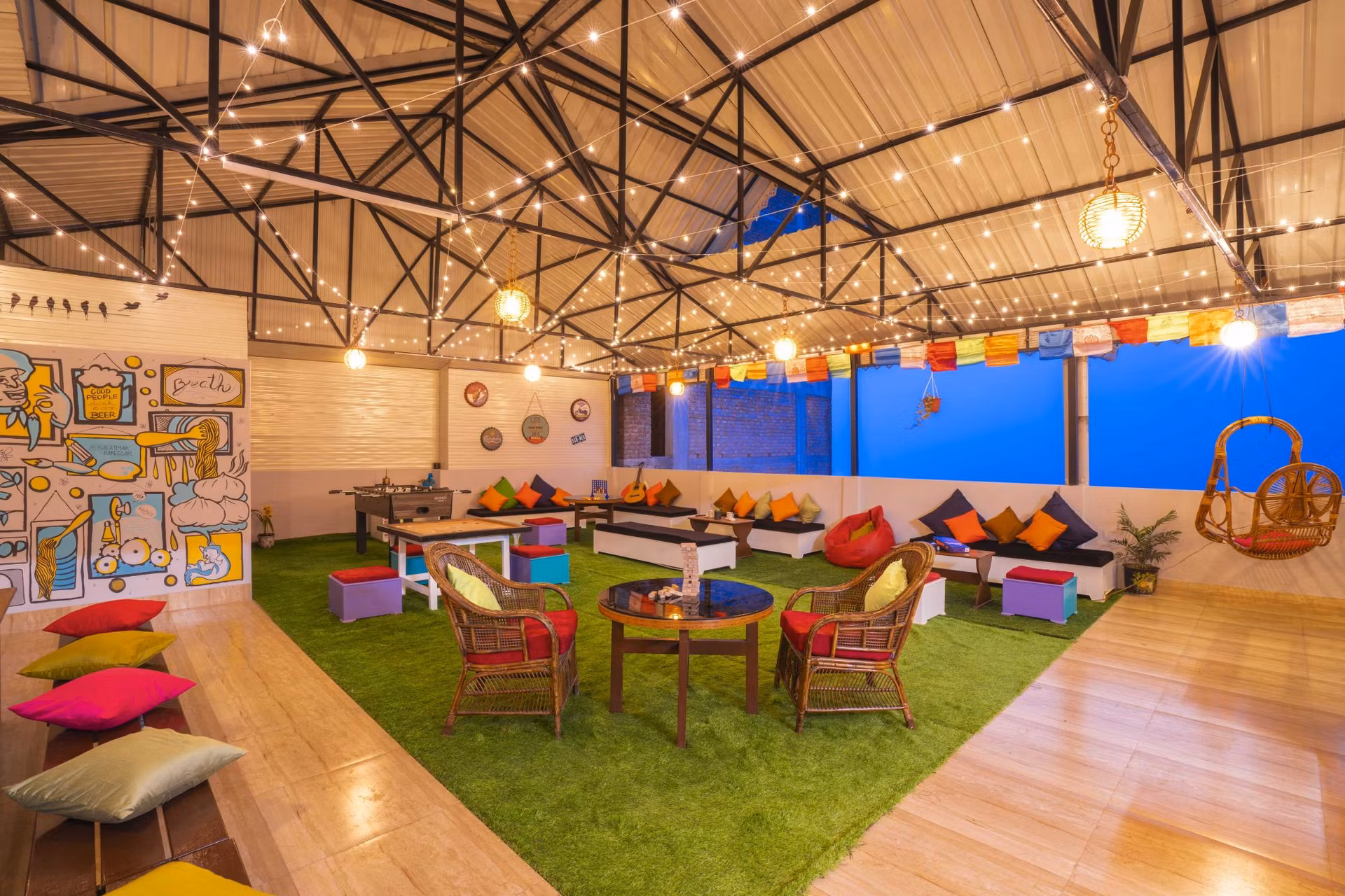 Zostel Gangtok Rooftop Common Area